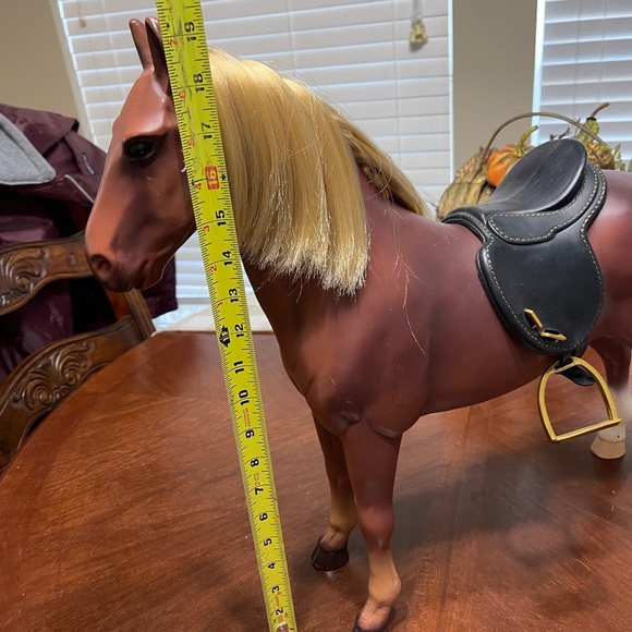 Our Generation Battat Horse 19-1/2” High 19” Long Vintage English Saddle - Picture 7 of 10